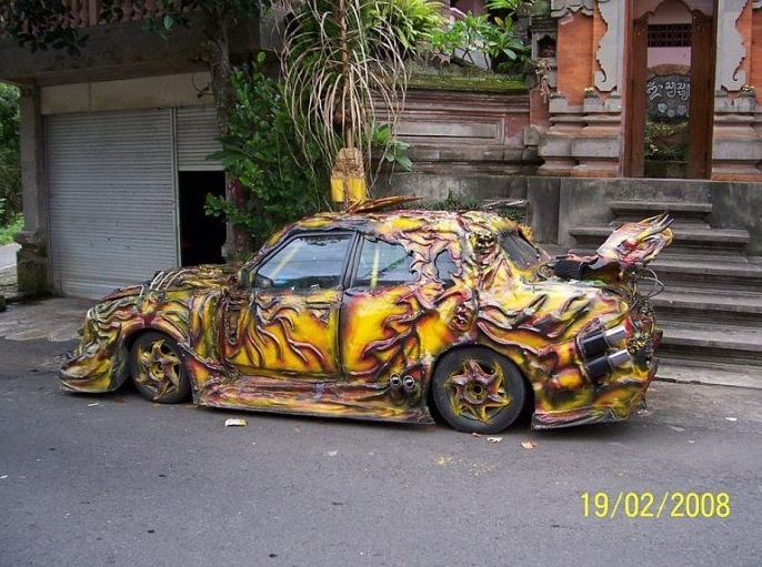 Tuned car from Bali