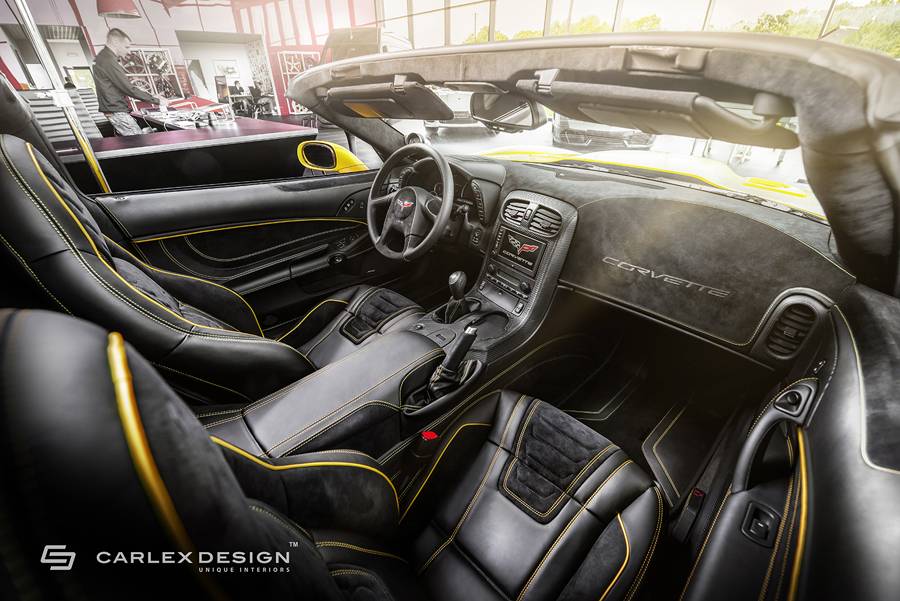 Chevrolet Corvette C6 Yellow Line by Carlex Design