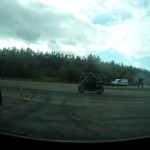 Saab 9-5R versus honda CBR 1000cc RR
