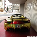 Ferrari 458 Spider Golden Shark by Office-K