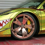 Ferrari 458 Spider Golden Shark by Office-K