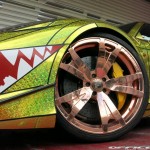 Ferrari 458 Spider Golden Shark by Office-K