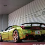 Ferrari 458 Spider Golden Shark by Office-K