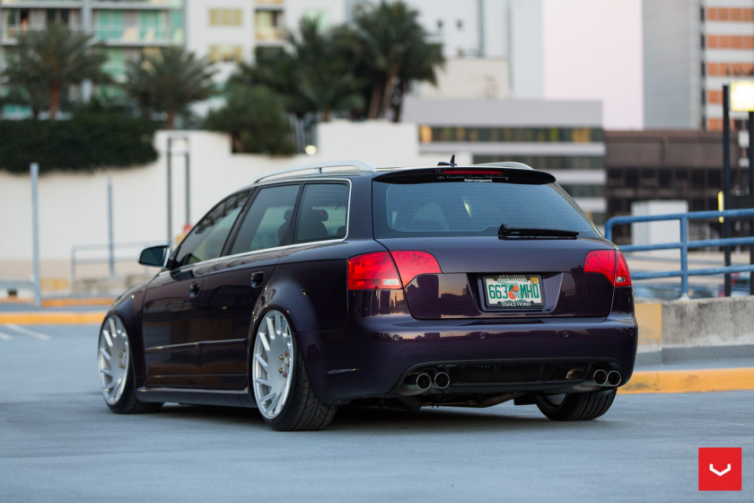 Audi RS4 on Vossen Wheels