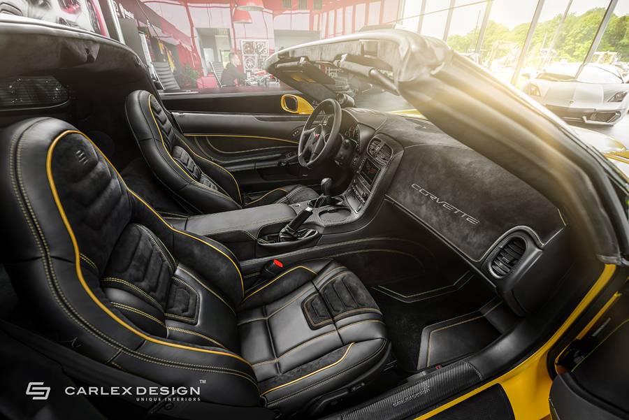 Chevrolet Corvette C6 Yellow Line by Carlex Design