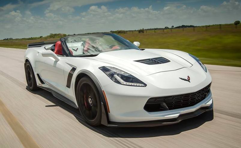2015 Chevrolet Corvette Z06 HPE800 by Hennessey Performance, Revs Engine in Video