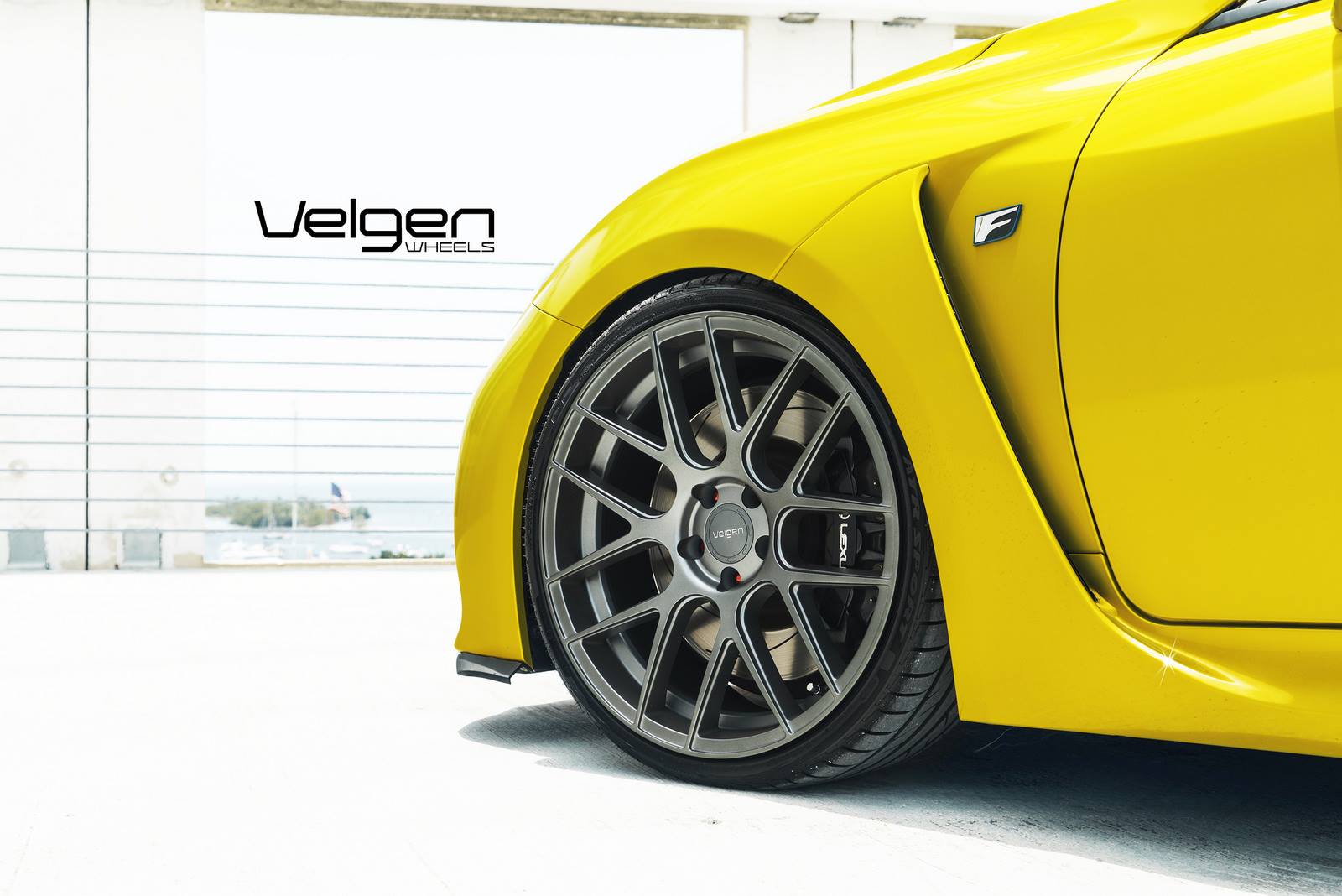 Lexus RC F on Velgen Wheels