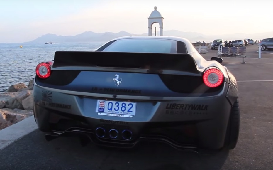 Ferrari 458 Liberty Walk by LB Performance Pops-Up in Cannes, Video Revealed
