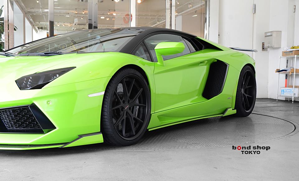 Verde Ithaca Lamborghini Aventador by HyperForged