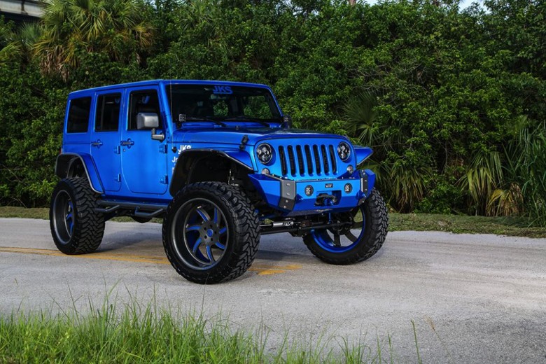 Blue Jeep Wrangler by Extreme Performance