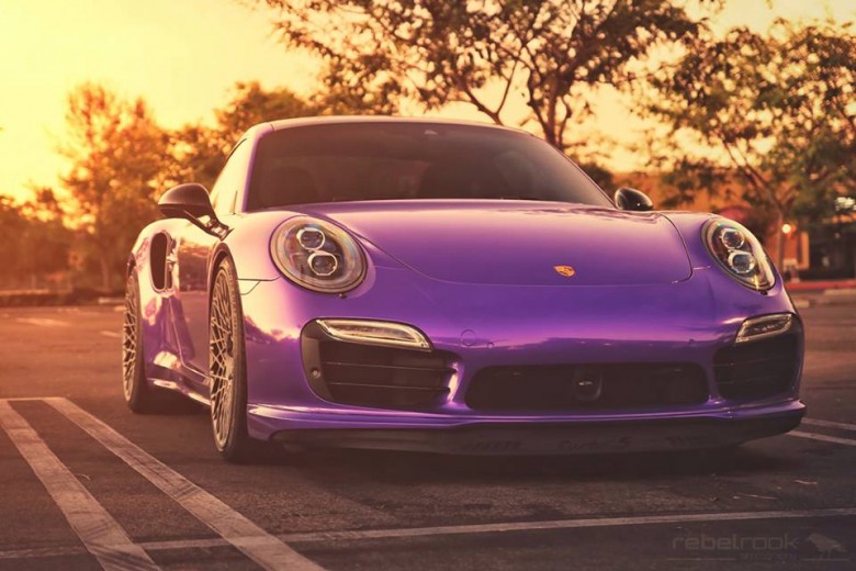 Porsche 991 Turbo S Rides on HRE Vintage Wheels, Installation by Wheels Boutique