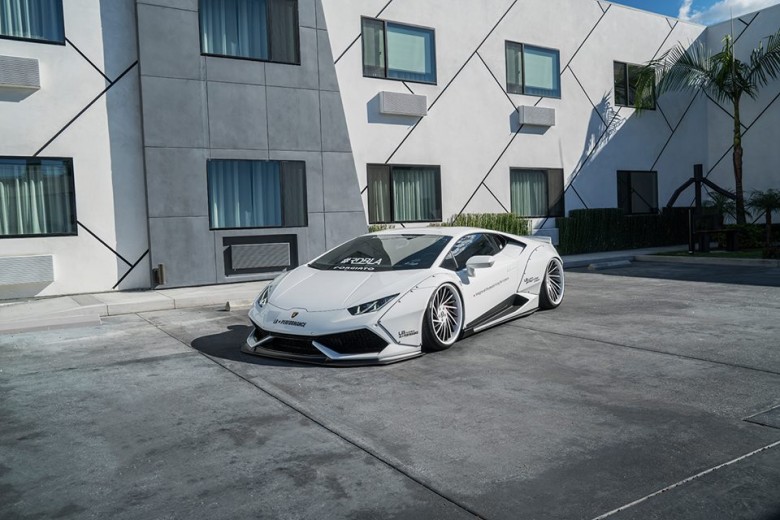 White Liberty Walk Lamborghini Huracan Customized by RDBLA