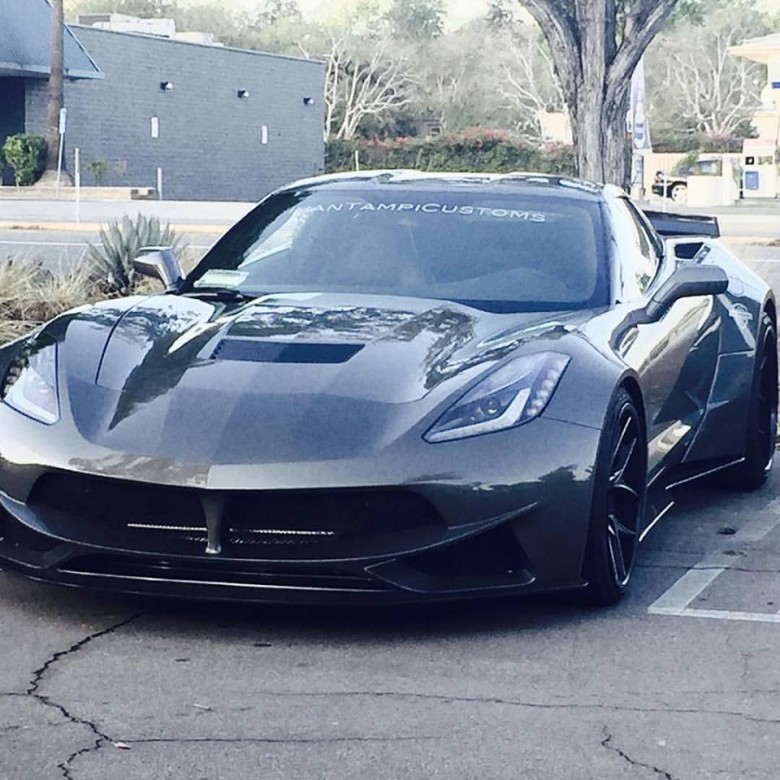 Stunning Corvette Stingray with Widebody Kit by Ivan Tampi Customs