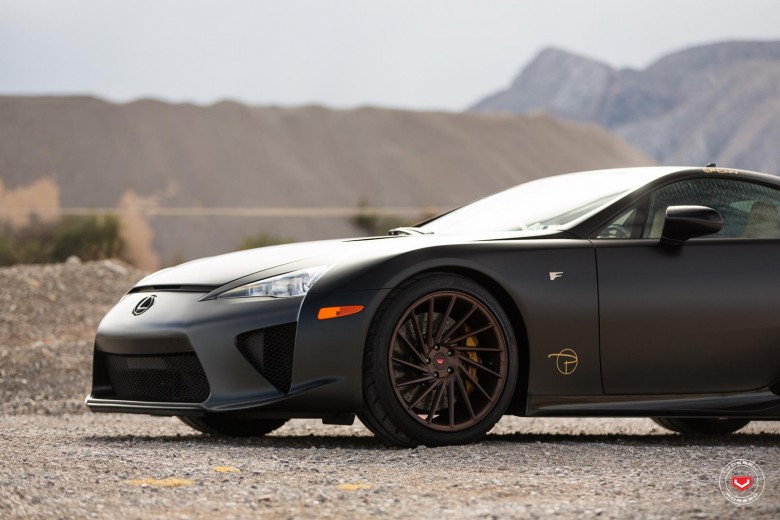 One-Off Lexus LFA Sits on Vossen Wheels