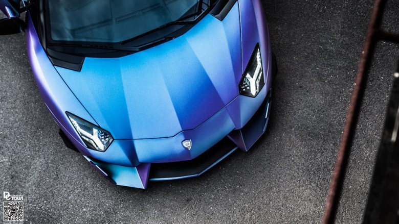 Lamborghini Aventador Dragon Sits on PUR Wheels, Installation by DMC