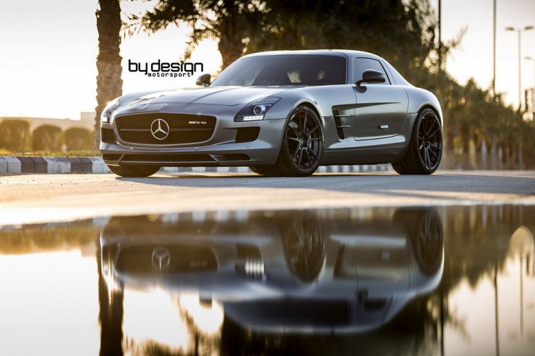 ByDesign Mercedes SLS with Cool ADV.1 Wheels