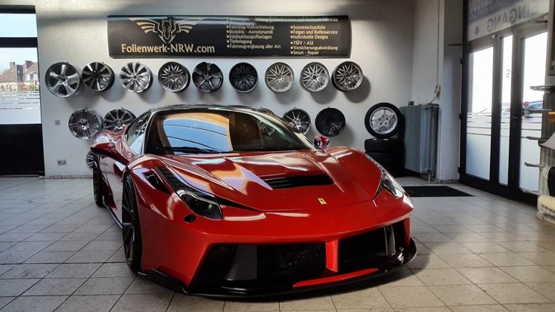 Dragon Fire Red Ferrari 458 by Prior Design Is a Real Eye-Catcher