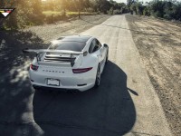 Porsche 911 with Vorsteiner`s Adjustable V-GTX Rear Wing