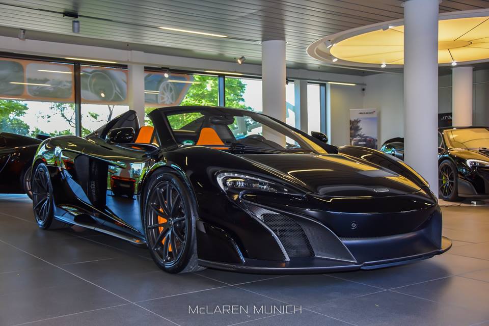 Mclaren 675lt Spider Gets Proper Display In Munich Carz Tuning