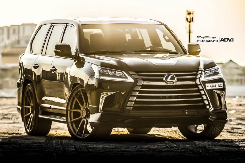 Lexus LX570 on ADV.1 Wheels Is Extremely Aggressive