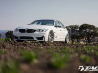 BMW M3 with Alpine White Wrap Fits HRE Wheels