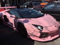 Lamborghini Aventador Gets Liberty Walk Wide Body Kit, Installation by God Hand