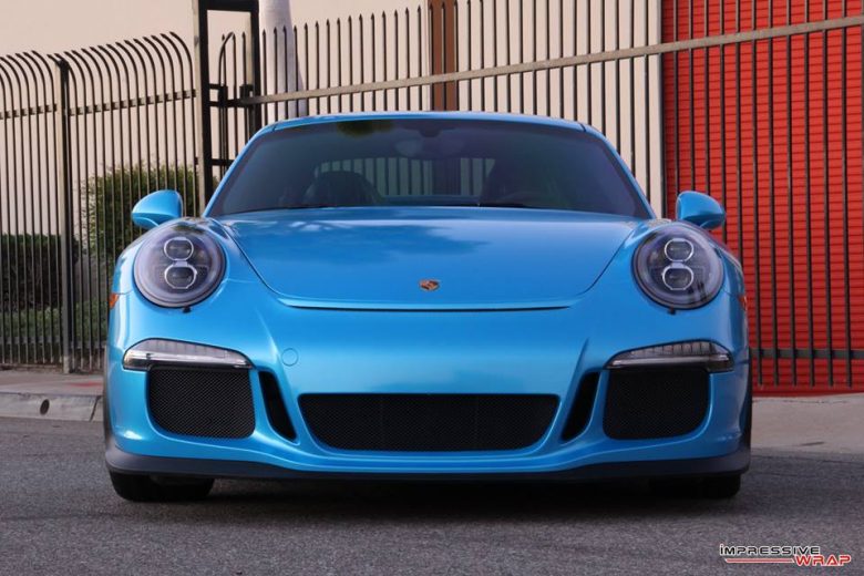Pearl Bahama Blue Porsche 911 GT3 RS Looks Smashing with the Impressive Wrap`s Styling Kit