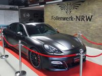 Porsche Panamera GTS in Matte Black Gets Fine-Tuning from Folienwerk-NRW