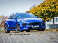 Blue Porsche Macan with Impressive Styling Package by Prior Design