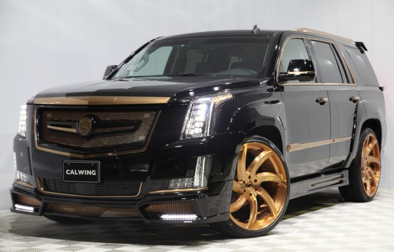 Cadillac Escalade by Calwing Is a Real Standout with Gold Aero Kit