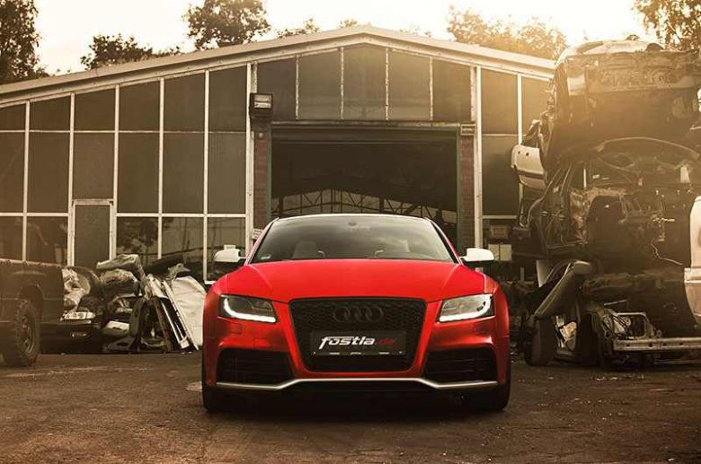 Audi RS5 by Fostla / PP-Performance Looks Smart in Chrome Red