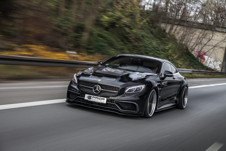Mercedes-Benz S-Class Coupe with Prior Design Aero Package
