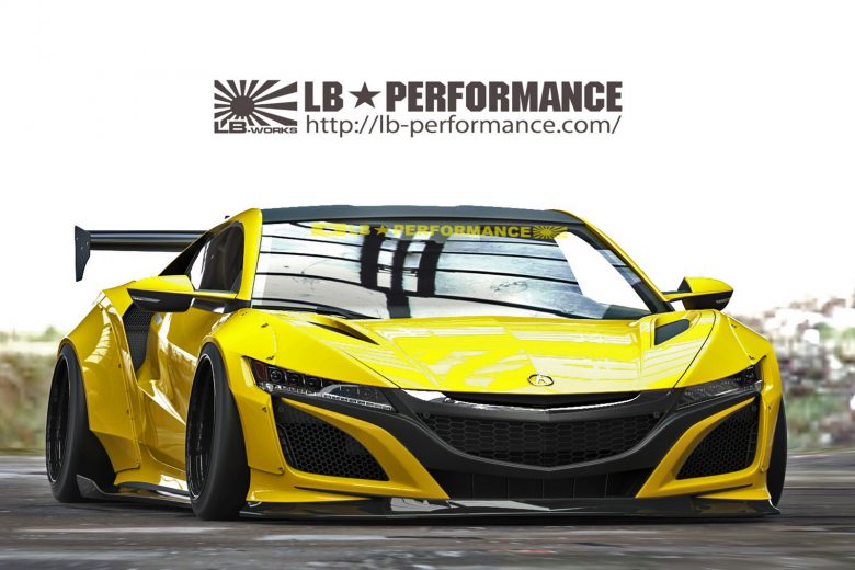 Acura NSX by Liberty Walk – Teasers Pop-Up Online