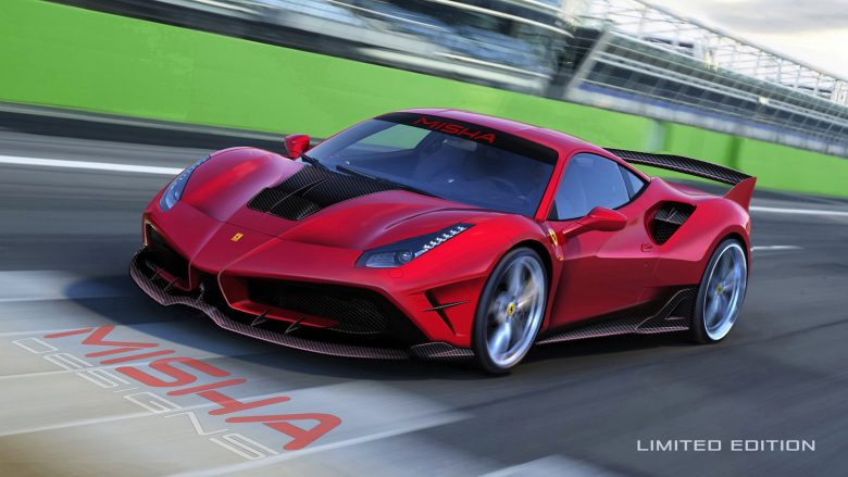 Ferrari 488 GTB with One-Off Body Kits by Misha Designs