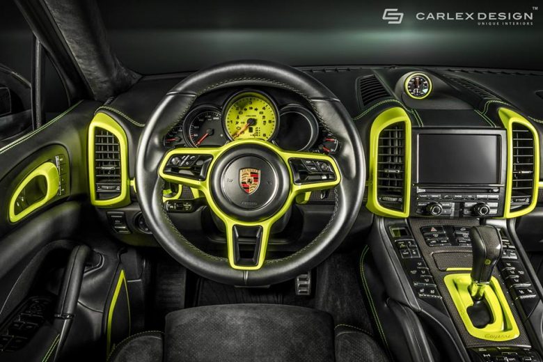 New Porsche Cayenne with Interior Tweaks from Carlex Design
