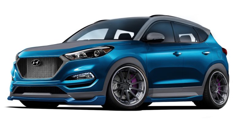 This Is Vaccar`s Astonishing Hyundai Tucson Sport Concept Taking Off at 2017 SEMA Show, Next Week