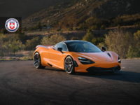 McLaren 720S with HRE Wheels and Astonishing Azores Orange Body Wrap