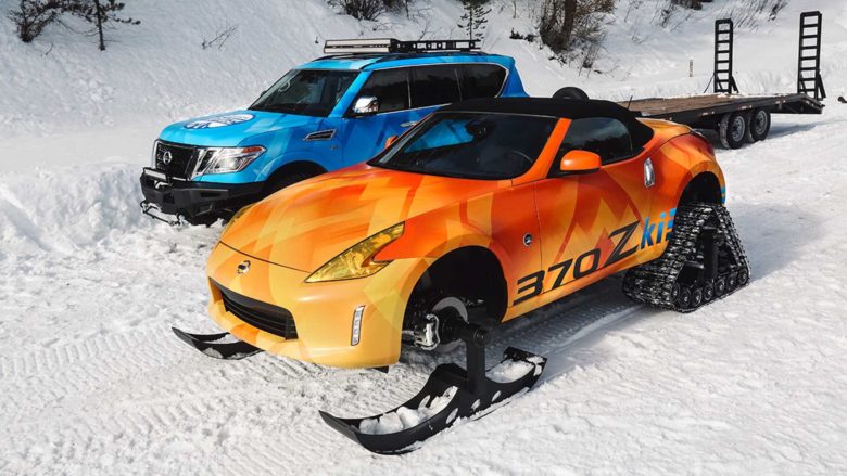 Nissan Creates Unique 370Z Snowmobile