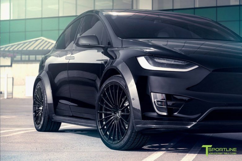 Tesla Model X P100D with ‘T Largo’ Aero Package by T Sportline