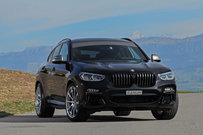 Dahler Enhances New BMW X4 with Power Kit and Aero Parts
