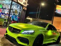 RDBLA`s Mercedes-AMG C63 S Coupe in Lime Green Is a Real Kicker