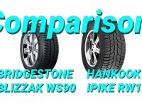 Tire Comparison: Bridgestone Blizzak WS90 vs Hankook iPike RW11
