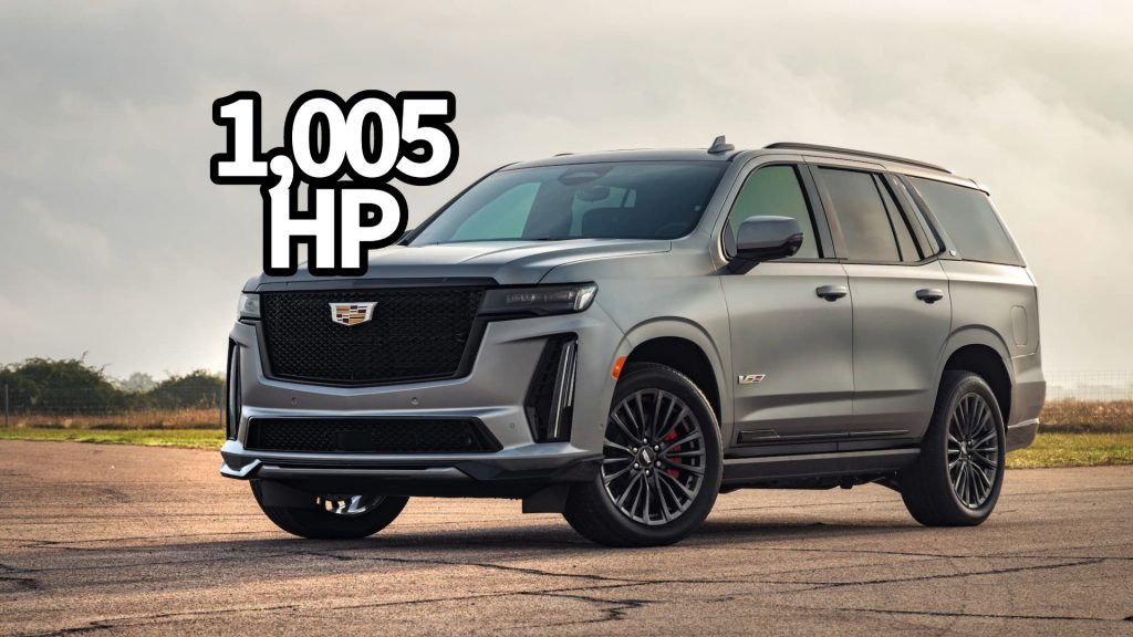 2023 Cadillac Escalade V with 1005HP by Hennessey 9