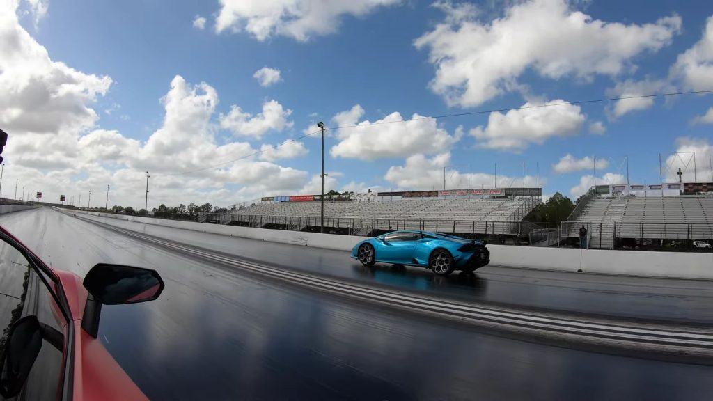 Aventador SVJ vs. Huracan Tecnica Drag Race 11