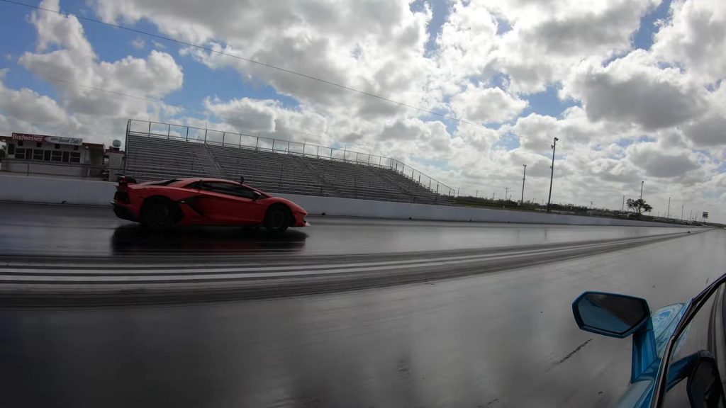 Aventador SVJ vs. Huracan Tecnica Drag Race 14