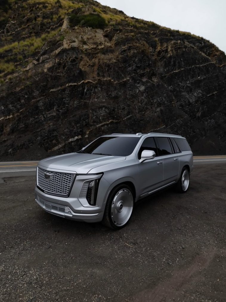 Cadillac Escalade Kim K Platinum Edition (10)